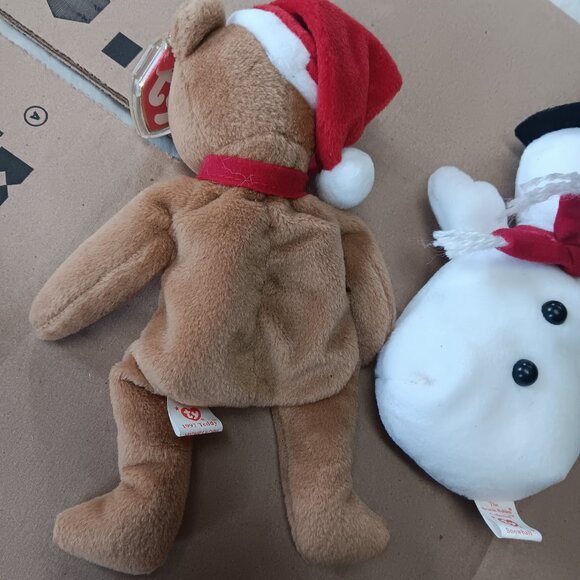 Ty beanie baby set of 2 - 1997 Teddy and 1996 Snowball with original tags - Picture 13 of 14
